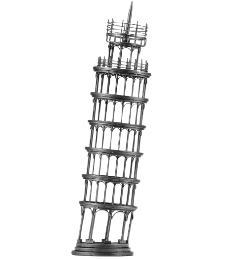 Tower of Pisa - Silver